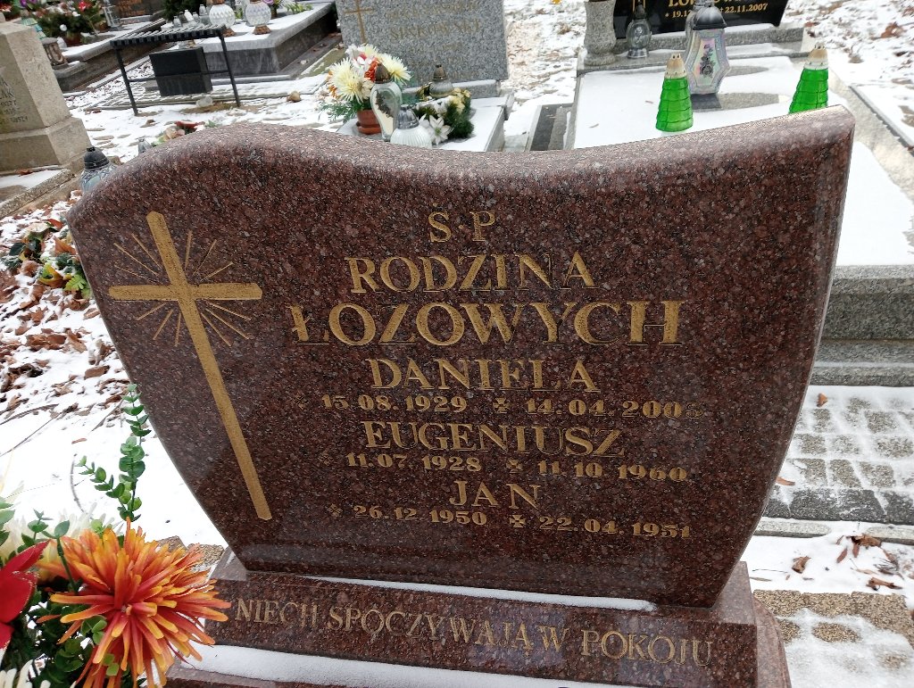 Jan Łozowy 1950 Miłoszyce - Grobonet - Wyszukiwarka osób pochowanych