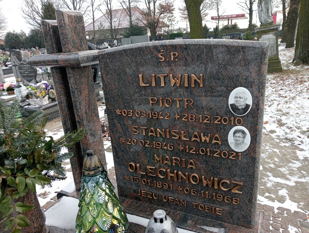 Stanisława Litwin 1946 Miłoszyce - Grobonet - Wyszukiwarka osób pochowanych