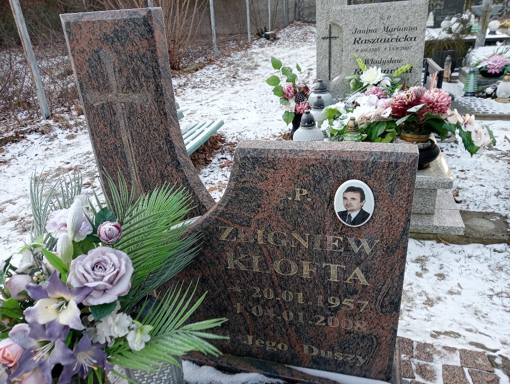 Zbigniew Klofta 1957 Miłoszyce - Grobonet - Wyszukiwarka osób pochowanych